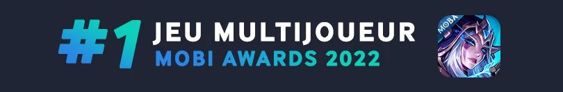 Meilleur jeu mobile multijoueur 2022 Mobi Awards - Autochess MOBA