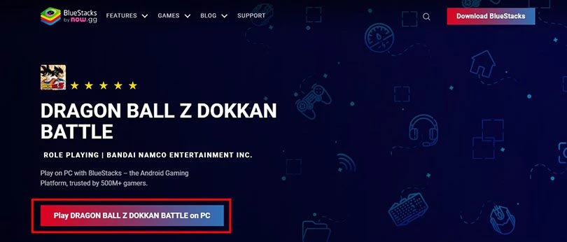 Lade einen Android-Emulator herunter, um Dragon Ball Z Dokkan Battle auf dem PC zu spielen.