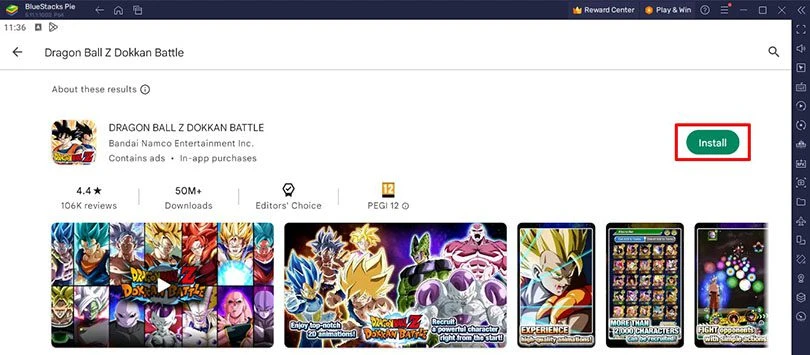 Dragon Ball Z Dokkan Battle auf PC installieren 