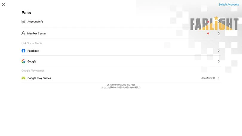 Farlight Account Recovery